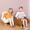 Hot Childhome Schommelstoel Voor Kinderen - Teddy - Ecru Naturel