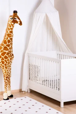 Outlet Childhome Staande Giraf Knuffel - 65X35X180 Cm - Bruin Geel