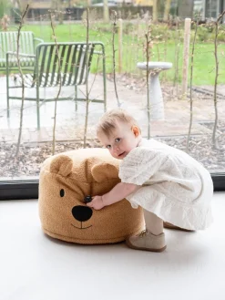 Store Childhome Teddy Beer Poef - Teddy - Beige 40Cm