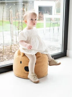 Store Childhome Teddy Beer Poef - Teddy - Beige 40Cm