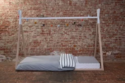 Fashion Childhome Tipi Bed - 90X200 Cm - Hout - Naturel Wit Ja, Graag Met Lattenbodem