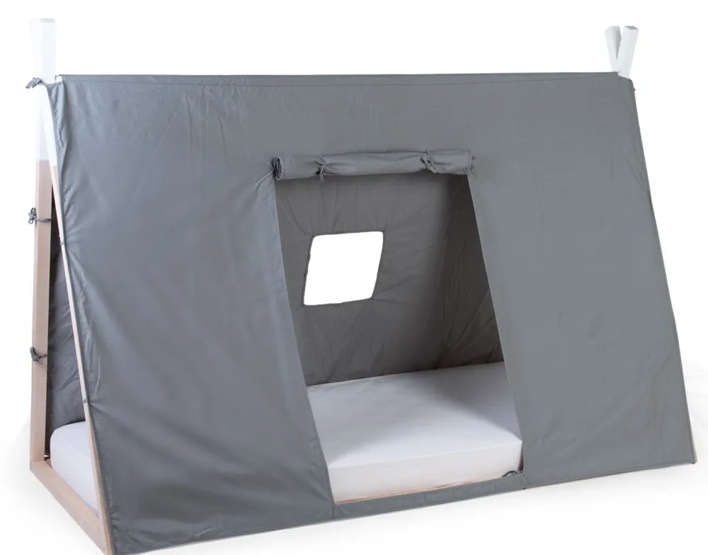 Sale Childhome Tipi Bed Cover - 90X200 Cm - Grijs