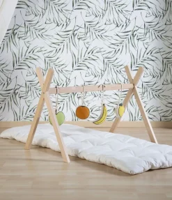 Fashion Childhome Tipi Staander Voor Moses Mand + Baby Gym - Hout - Naturel