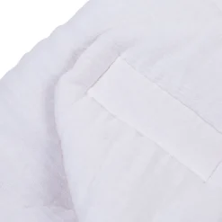 Clearance Childhome Wikkeldeken Universeel - 75X75 Cm - Jersey Melange Beige / Mousseline Teddy