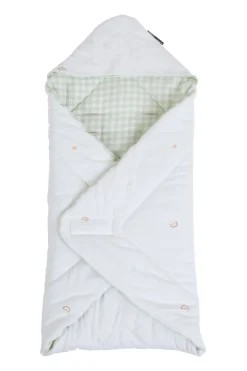 New Childhome Wikkeldeken Universeel - 75X75 Cm - Jersey - Forest - Tetra Vichy