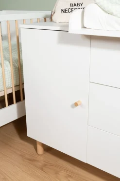 Online Childhome Wonder White - Commode - 3 Laden + 1 Deur + Verzorgingsunit