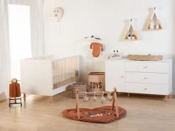 Online Childhome Wonder White - Commode - 3 Laden + 1 Deur + Verzorgingsunit